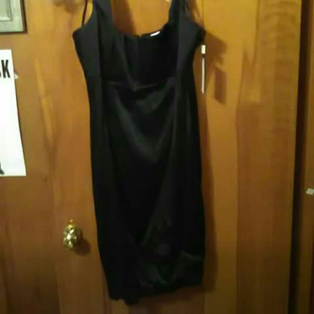 NWT Calvin Klein Black Dress 14